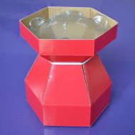 Cupcake Bouquet Box Red