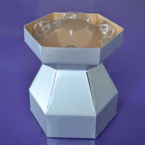 Cupcake Bouquet Box Silver Cupcake Bouquet Box Silver