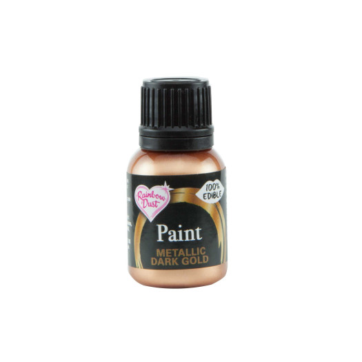 Rainbow Dust Paint Metallic Dark Gold 25ml Rainbow Dust Paint Metallic Dark Gold 25ml