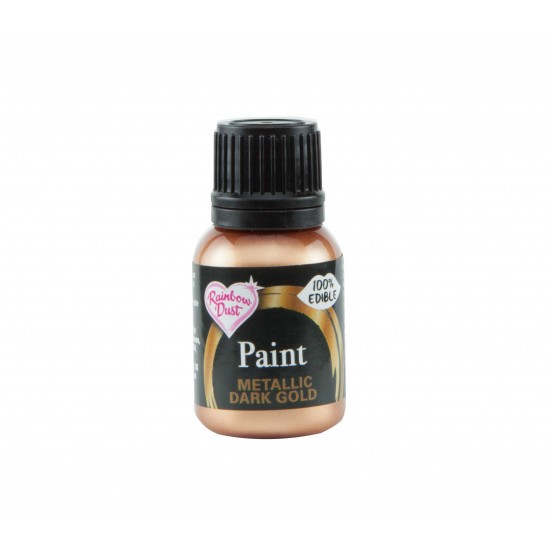 Rainbow Dust Paint Metallic Dark Gold 25ml