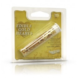 Edible Hearts Gold