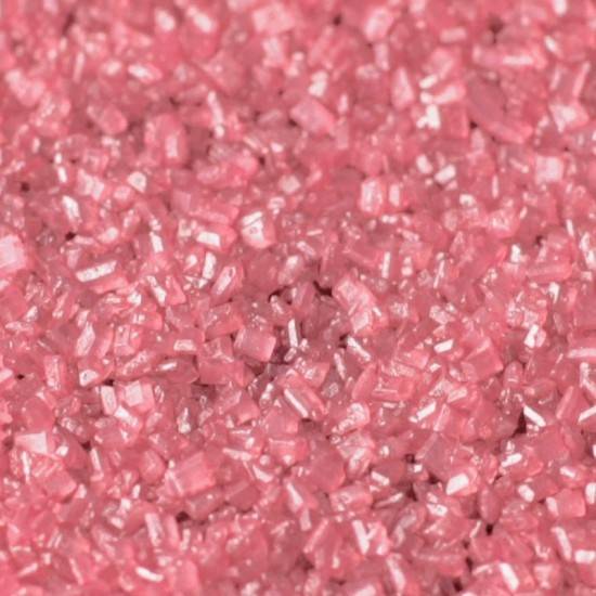 Rainbow Dust Sugar Crystals Pearescent Pink 100g