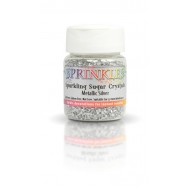 Sprinkles Sparkling Sugar Crystals Metallic Silver 50g