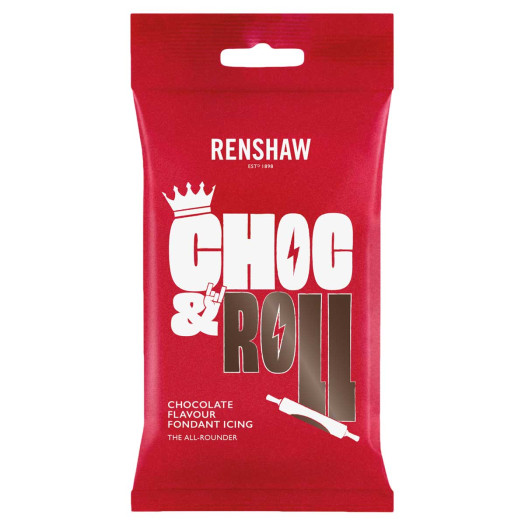 Renshaw Ready To Roll Icing Chocolate Flavour 250g New & Improved Renshaw Ready To Roll Icing Chocolate Flavour 250g New & Improved