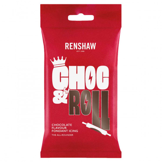 Renshaw Ready To Roll Icing Chocolate Flavour 250g New & Improved 
