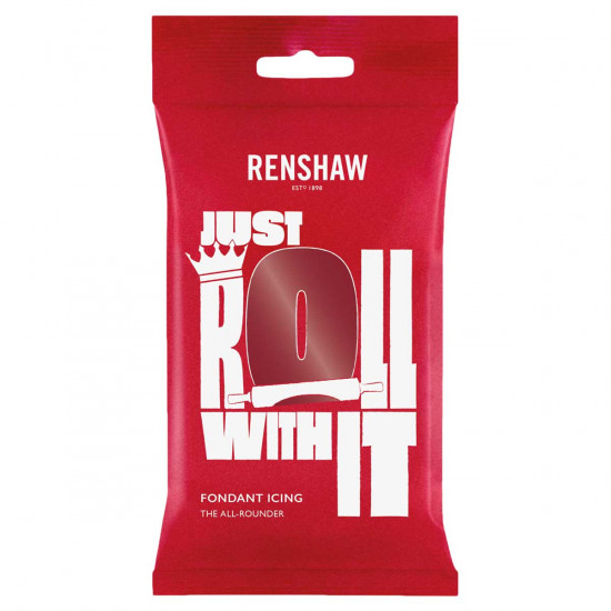 Renshaw Ready To Roll Icing Ruby Red 250g