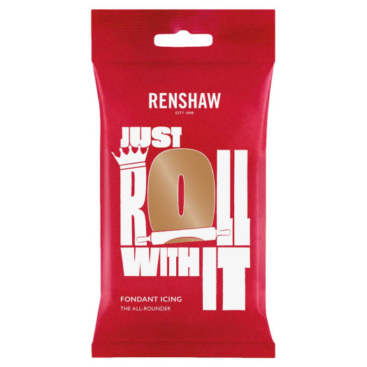 Renshaw Ready To Roll Icing Teddy Bear Brown 250g Renshaw Ready To Roll Icing Teddy Bear Brown 250g