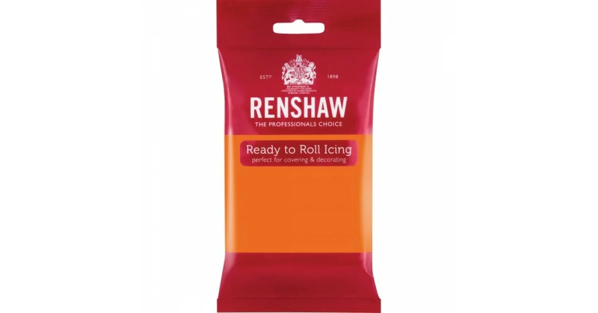 250g RENSHAW Tiger Orange - Sugarpaste Fondant Icing - View #13