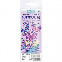 Wafer Butterflies Fantasy (Cool Tones)