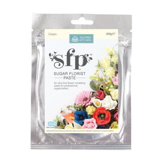 Squires Kitchen Sugar Florist Paste Cream 200g Squires Kitchen Sugar Florist Paste Cream 200g