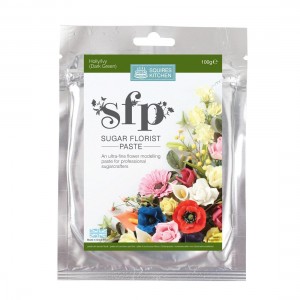 Sugar Florist Paste Holly/Ivy (Dark Green) 100g Sugar Florist Paste Holly/Ivy (Dark Green) 100g