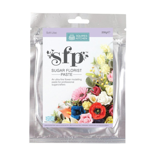 Squires Kitchen Sugar Florist Paste Soft Lilac 200g Squires Kitchen Sugar Florist Paste Soft Lilac 200g