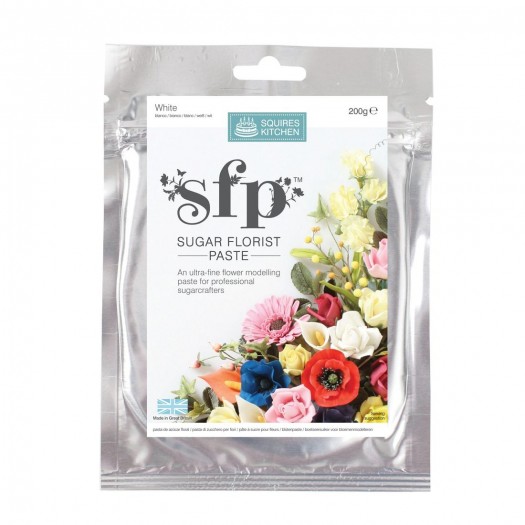 Squires Kitchen Sugar Florist Paste White 200g Squires Kitchen Sugar Florist Paste White 200g