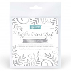 Edible Silver Leaf Transfer Sheets 8cm x5