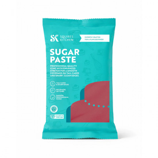 Squires Kitchen Ready-to-roll Sugarpaste 250g Glamour Red