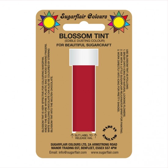 Sugarflair Colours Blossom Tint Pillar Box Red 7ml