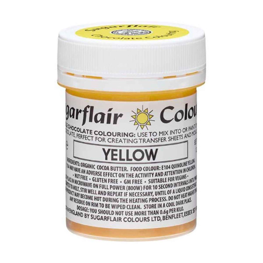 Sugarflair Colours Chocolate Colour Yellow 35g Sugarflair Colours Chocolate Colour Yellow 35g