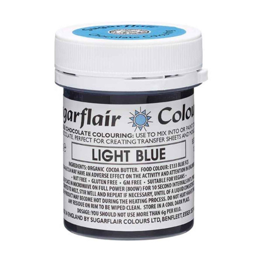 Sugarflair Colours Chocolate Colour Light Blue 35g Sugarflair Colours Chocolate Colour Light Blue 35g