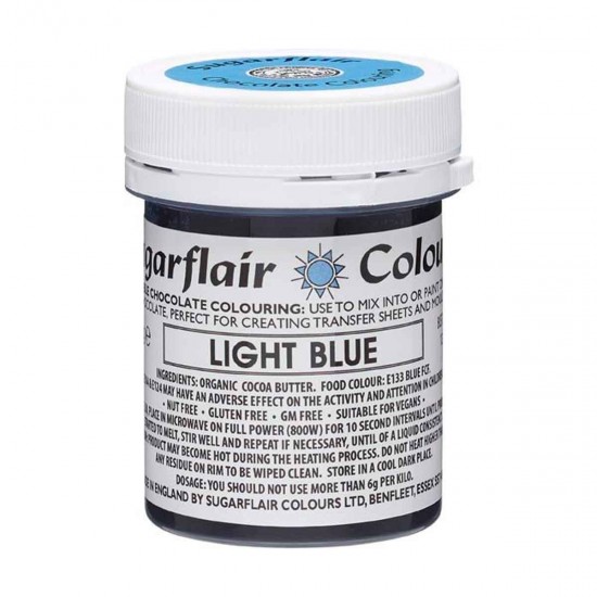 Sugarflair Colours Chocolate Colour Light Blue 35g