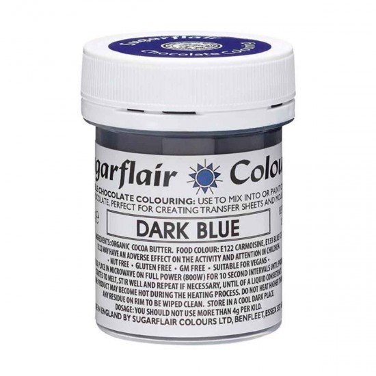 Sugarflair Colours Chocolate Colour Dark Blue 35g