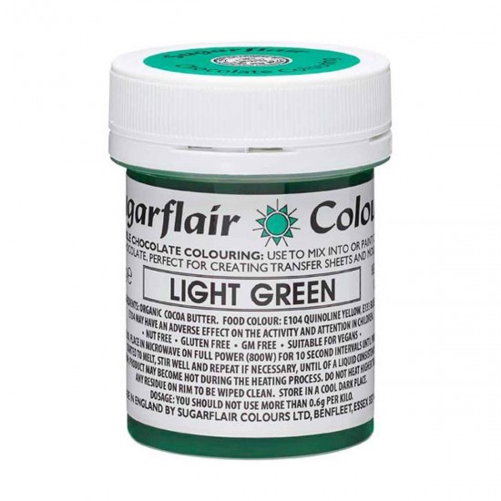Sugarflair Colours Chocolate Colour Light Green 35g