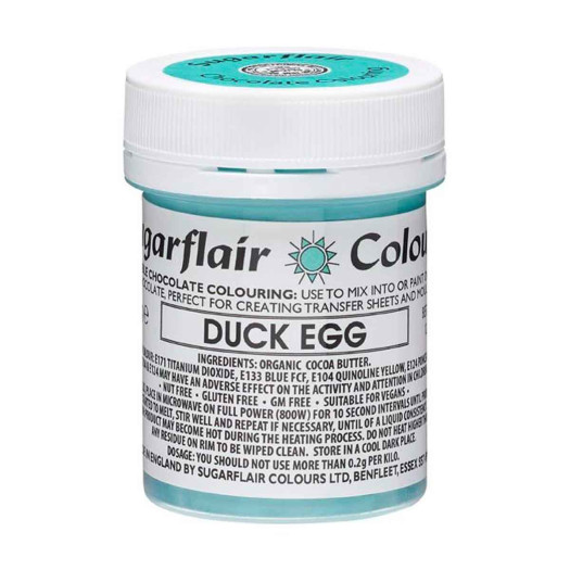 Sugarflair Colours Chocolate Colour Duck Egg Blue 35g Sugarflair Colours Chocolate Colour Duck Egg Blue 35g