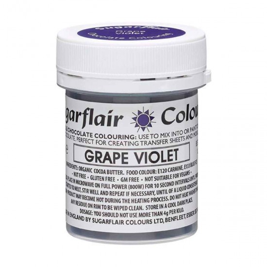 Sugarflair Colours Chocolate Colour Grape Violet 35g