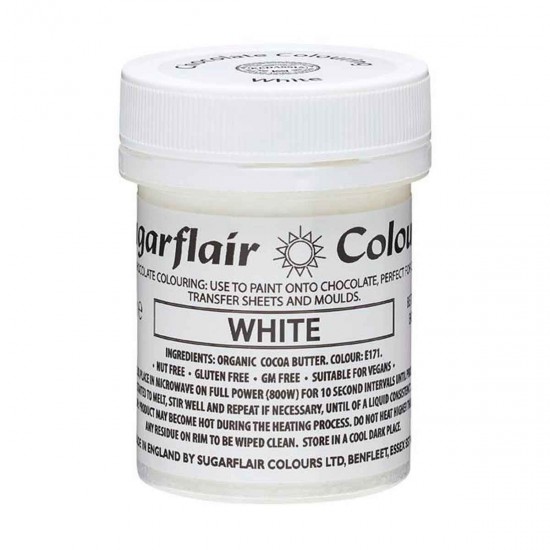 Sugarflair Colours Chocolate Colour White 35g