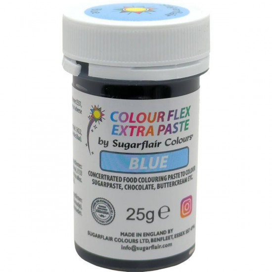 Sugarflair Colour Flex Extra Paste Blue 25g