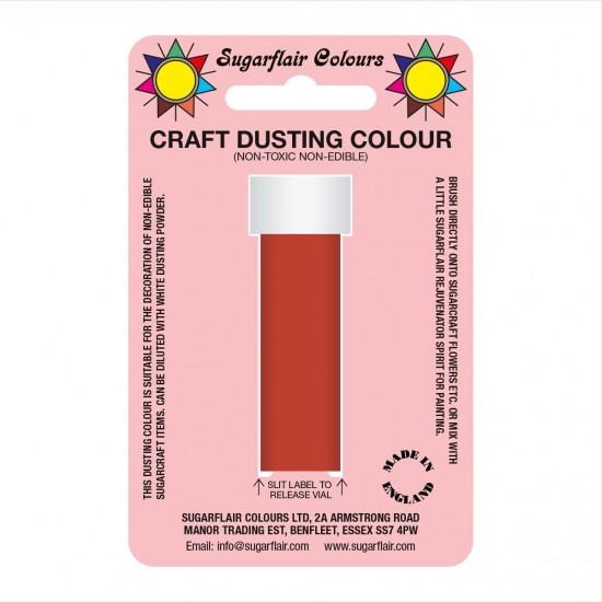 Sugarflair Colours Craft Dusting Colour Coral 7ml