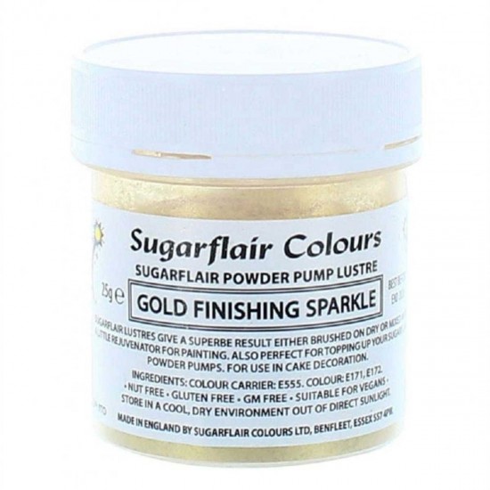 Sugarflair Colours Glitter Dust Gold Finishing Sparkle Refill 25g