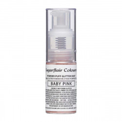 Powder Puff Glitter Dust Pump Spray Baby Pink 10g