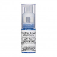 Powder Puff Dust Pump Spray Baby Blue 10g