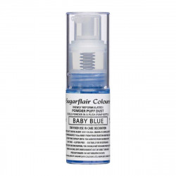 Powder Puff Dust Pump Spray Baby Blue 10g