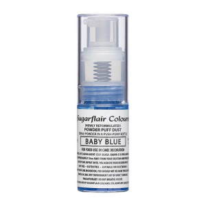 Powder Puff Dust Pump Spray Baby Blue 10g Powder Puff Dust Pump Spray Baby Blue 10g