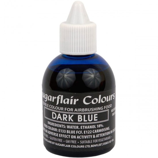 Sugarflair Colours Liquid Colour Dark Blue 60ml