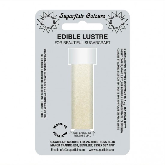 Sugarflair Colours Edible Lustre Pearl Ivory 2g