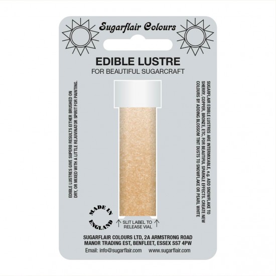 Sugarflair Colours Edible Lustre Radiant Gold 2g