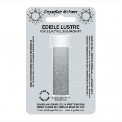 Edible Lustre Satin Silver 2g