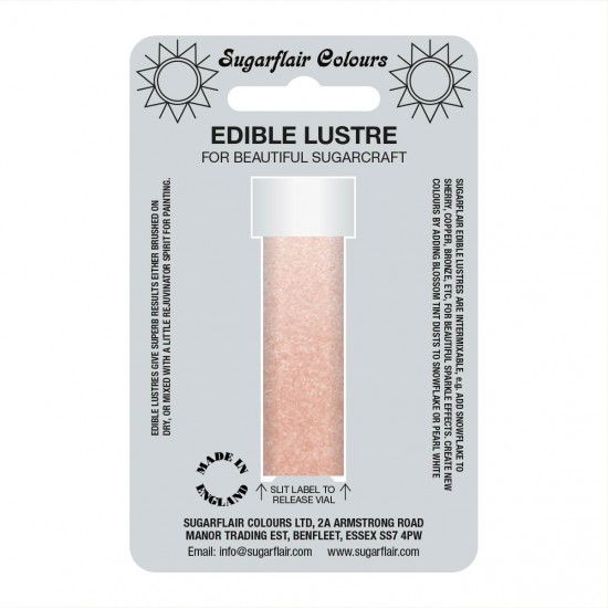 Sugarflair Colours Edible Lustre Silky Peach 2g