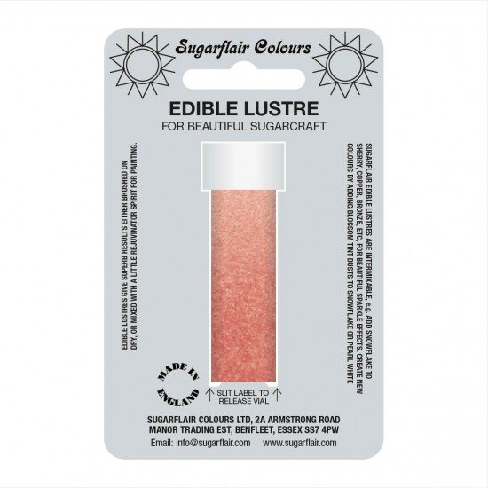 Sugarflair Colours Edible Lustre Red Sparkle 2g