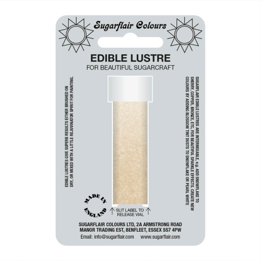 Sugarflair Colours Edible Lustre Pastel Gold 2g Sugarflair Colours Edible Lustre Pastel Gold 2g