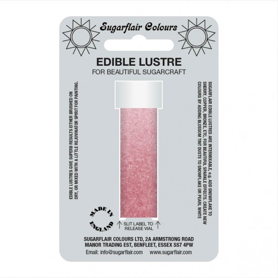 Sugarflair Colours Edible Lustre Twinkle Pink 2g