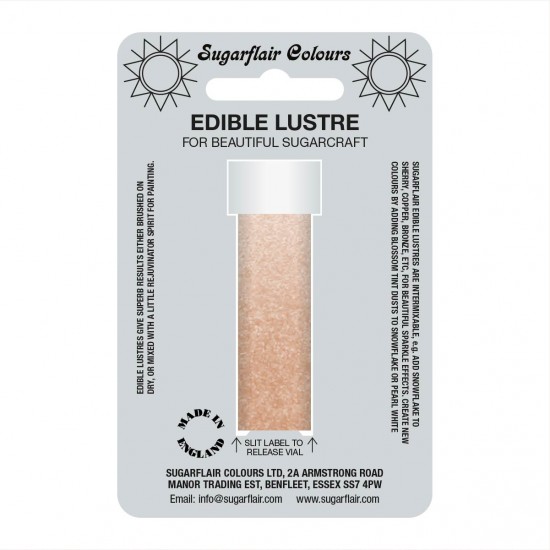 Sugarflair Colours Edible Lustre Rose Gold 2g