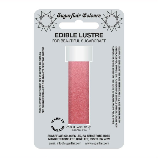 Sugarflair Colours Edible Lustre Christmas Red 2g Sugarflair Colours Edible Lustre Christmas Red 2g