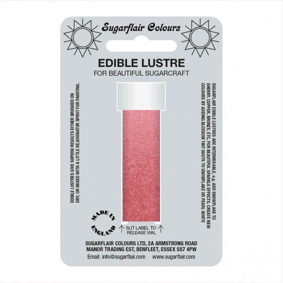 Sugarflair Colours Edible Lustre Christmas Red 2g