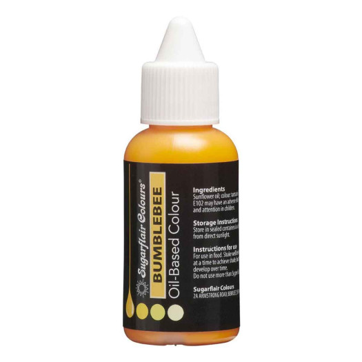 Sugarflair Colours Oil-Based Colour Bumblebee 30ml Sugarflair Colours Oil-Based Colour Bumblebee 30ml