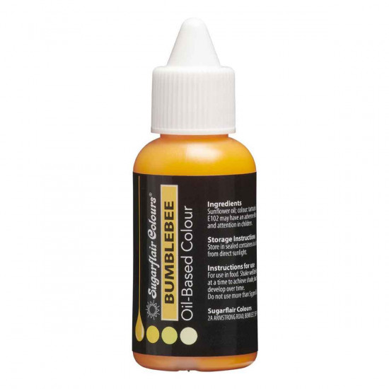 Sugarflair Colours Oil-Based Colour Bumblebee 30ml