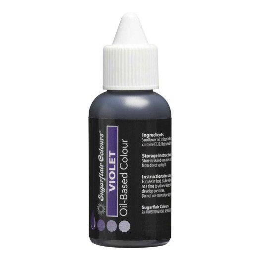 Sugarflair Colours Oil-Based Colour Violet 30ml Sugarflair Colours Oil-Based Colour Violet 30ml