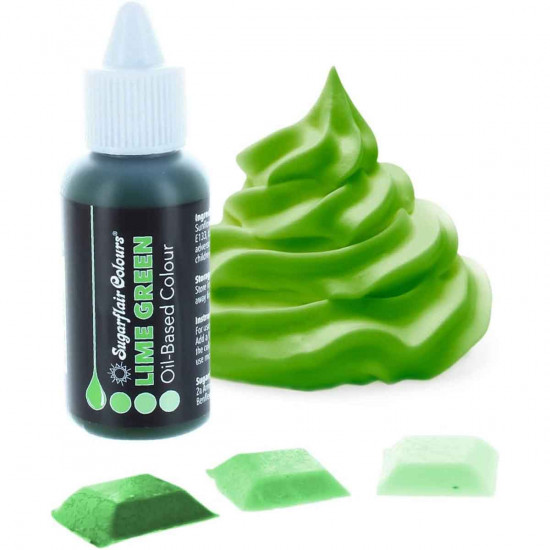 Sugarflair Colours Oil-Based Colour Lime Green 30ml